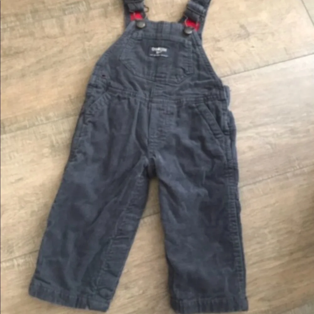 5/$25 OshKosh Corduroy Overall | Retro | Pants | Gray